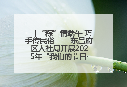 “粽”情端午 巧手传民俗——东昌府区人社局开展2025年“我们的节日·端午”包粽子活动