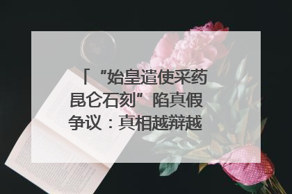 “始皇遣使采药昆仑石刻”陷真假争议：真相越辩越明｜新京报专栏
