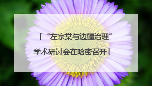 “左宗棠与边疆治理”学术研讨会在哈密召开