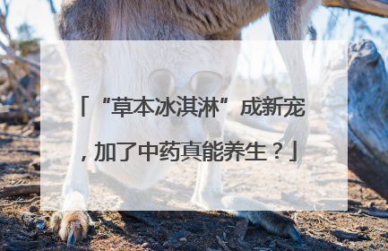 “草本冰淇淋”成新宠，加了中药真能养生？