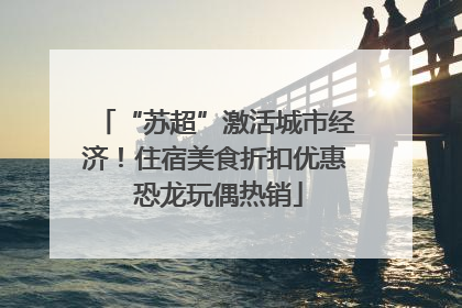 “苏超”激活城市经济！住宿美食折扣优惠 恐龙玩偶热销
