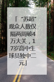 “苏超”观众人数仅隔两周破4万大关，17岁高中生球员独中二元