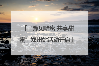 “豫见哈密·共享甜蜜”郑州站活动开启