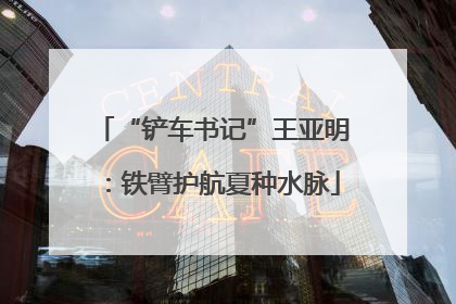 “铲车书记”王亚明：铁臂护航夏种水脉