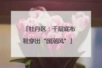 牡丹区：千层底布鞋穿出“国潮风”