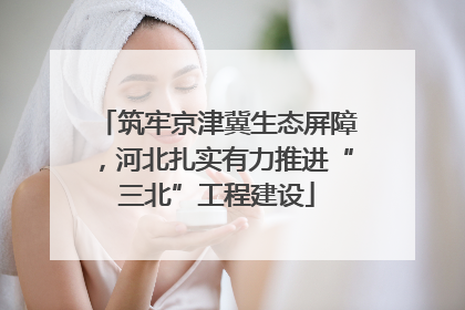 筑牢京津冀生态屏障，河北扎实有力推进“三北”工程建设