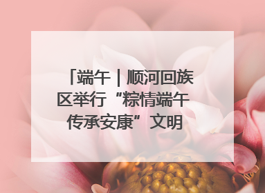 端午｜顺河回族区举行“粽情端午 传承安康”文明集市活动