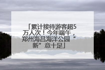累计接待游客超5万人次！今年端午，郑州海昌海洋公园“新”意十足