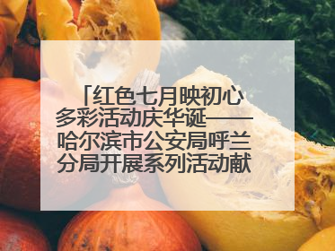 红色七月映初心 多彩活动庆华诞——哈尔滨市公安局呼兰分局开展系列活动献礼党的生日