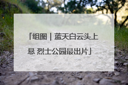 组图｜蓝天白云头上悬 烈士公园最出片