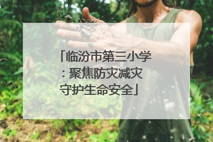 临汾市第三小学：聚焦防灾减灾 守护生命安全
