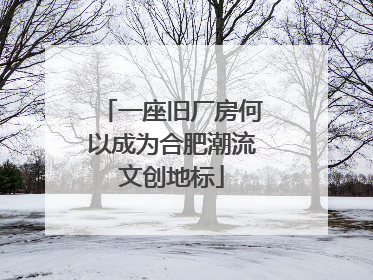 一座旧厂房何以成为合肥潮流文创地标