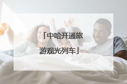中哈开通旅游观光列车