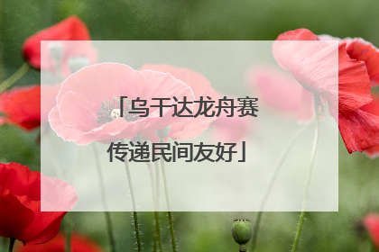 乌干达龙舟赛传递民间友好
