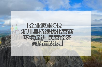 企业家坐C位——淅川县持续优化营商环境促进 民营经济高质量发展