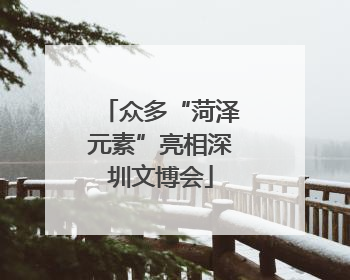 众多“菏泽元素”亮相深圳文博会
