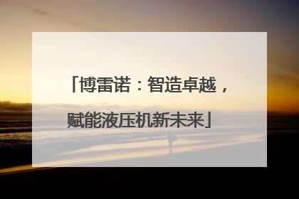 博雷诺：智造卓越，赋能液压机新未来