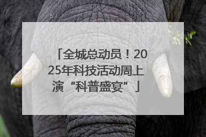 全城总动员！2025年科技活动周上演“科普盛宴”