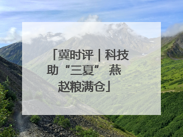 冀时评｜科技助“三夏” 燕赵粮满仓