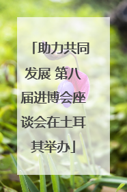助力共同发展 第八届进博会座谈会在土耳其举办