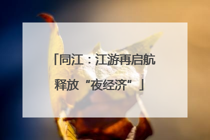 同江：江游再启航 释放“夜经济”