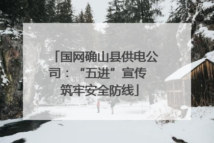 国网确山县供电公司：“五进”宣传 筑牢安全防线