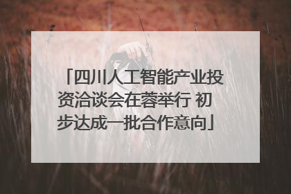 四川人工智能产业投资洽谈会在蓉举行 初步达成一批合作意向