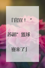 官宣！“苏超”篮球赛来了