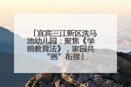 宜宾三江新区洗马池幼儿园：聚焦《学前教育法》，家园共“画”衔接