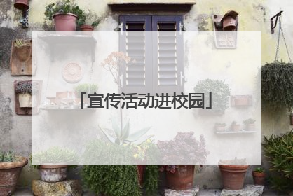 宣传活动进校园