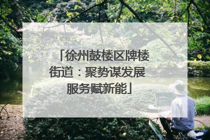 徐州鼓楼区牌楼街道：聚势谋发展 服务赋新能