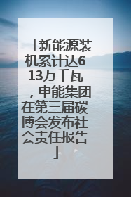 新能源装机累计达613万千瓦，申能集团在第三届碳博会发布社会责任报告
