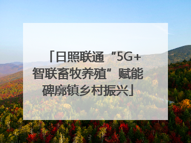 日照联通“5G+智联畜牧养殖”赋能碑廓镇乡村振兴