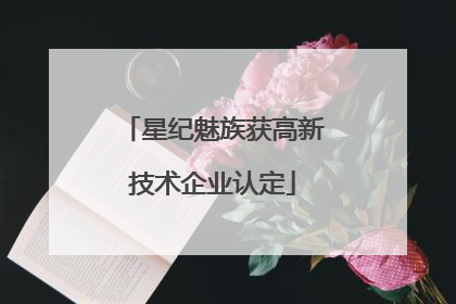 星纪魅族获高新技术企业认定