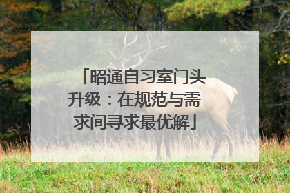 昭通自习室门头升级：在规范与需求间寻求最优解