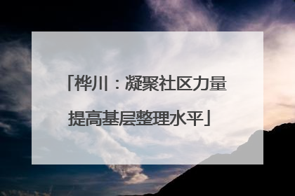 桦川：凝聚社区力量 提高基层整理水平