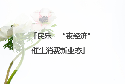 民乐：“夜经济”催生消费新业态