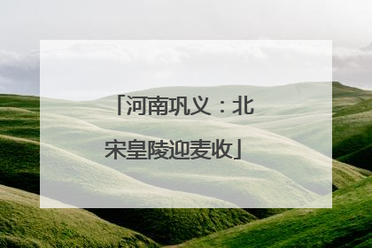 河南巩义：北宋皇陵迎麦收