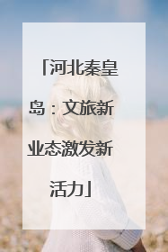 河北秦皇岛：文旅新业态激发新活力