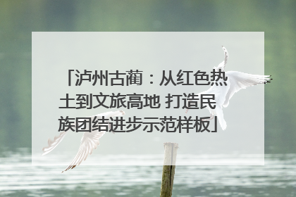 泸州古蔺：从红色热土到文旅高地 打造民族团结进步示范样板