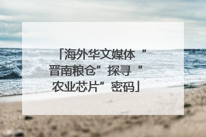 海外华文媒体“晋南粮仓”探寻“农业芯片”密码