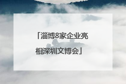 淄博8家企业亮相深圳文博会