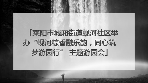 莱阳市城厢街道蚬河社区举办“蚬河粽香融乐韵，同心筑梦游园行” 主题游园会