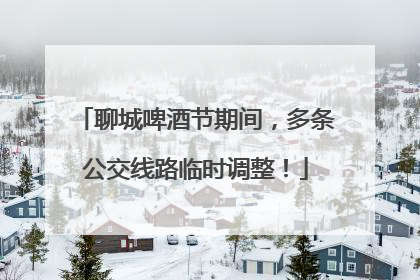 聊城啤酒节期间，多条公交线路临时调整！
