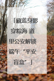 藏蓝身影穿粽海 道里公安解锁端午“平安盲盒”