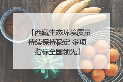 西藏生态环境质量持续保持稳定 多项指标全国领先