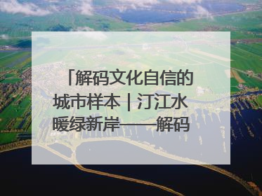 解码文化自信的城市样本｜汀江水暖绿新岸——解码“客家首府”长汀的文化自信样本