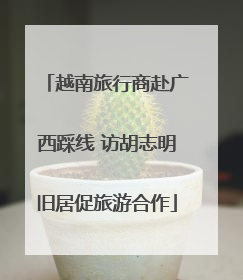 越南旅行商赴广西踩线 访胡志明旧居促旅游合作