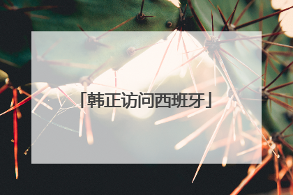 韩正访问西班牙