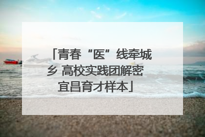 青春“医”线牵城乡 高校实践团解密宜昌育才样本